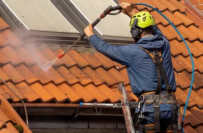 Démoussage et hydrofuge de toiture à Licq-Athérey